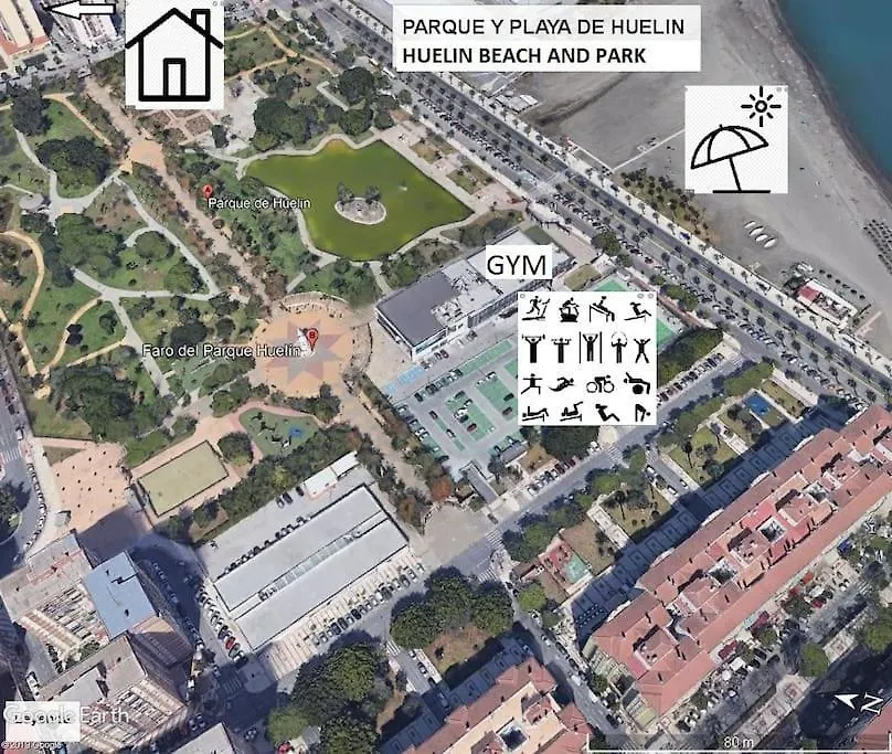 3 Bedrooms City Center And Beach Malaga Apartment